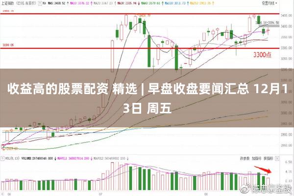 收益高的股票配资 精选 | 早盘收盘要闻汇总 12月13日 周五