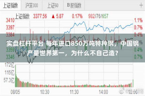 实盘杠杆平台 每年进口850万吨特种钢，中国钢产量世界第一，为什么不自己造？