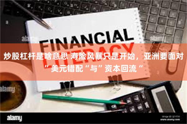 炒股杠杆是啥意思 寿险风暴只是开始，亚洲要面对”美元错配“与”资本回流“